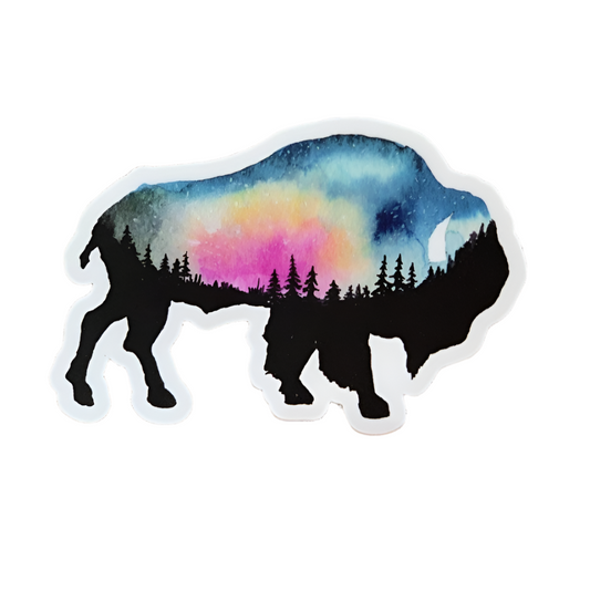 Bison Vinyl Sticker