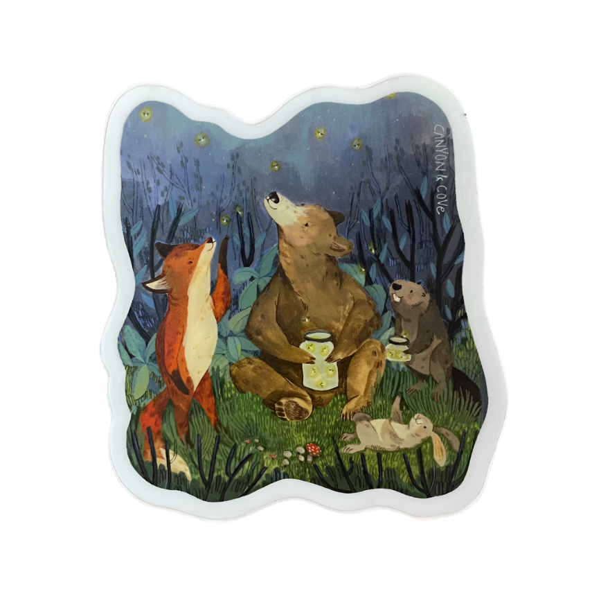 Firefly Nights Sticker