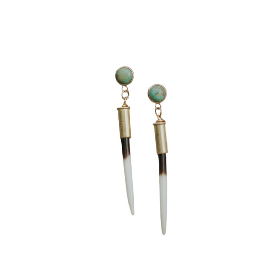 Yellowstone Beth Dutton Quill Studs // Turquoise Variant