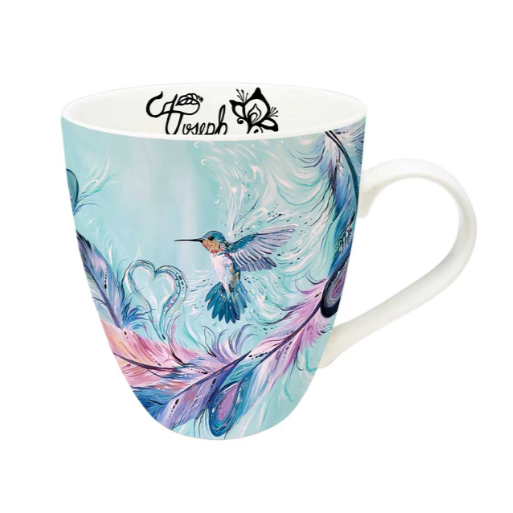 Mug Hummingbird Feathers