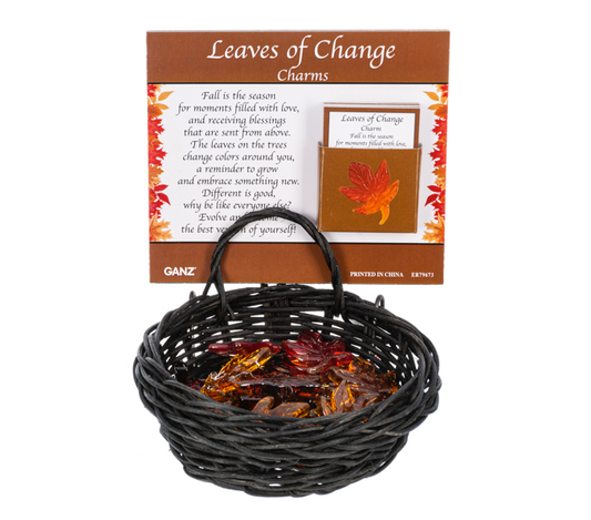 Leaves of Change Charms in a Basket