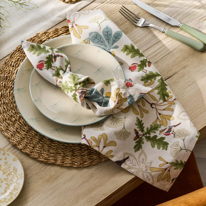 Orchard Birds Napkins (Set of 4)