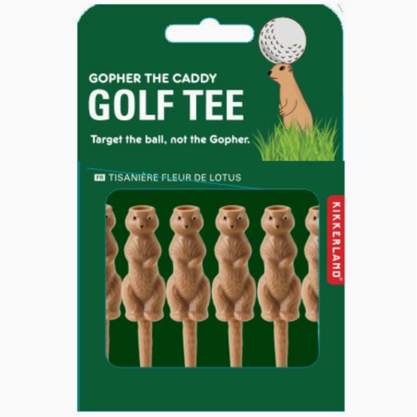 Gopher the Caddy Golf Tee