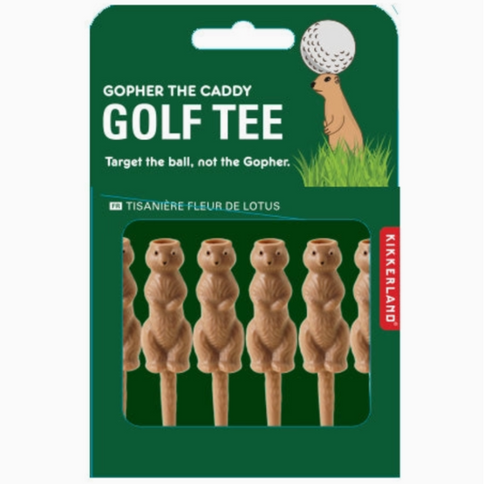 Gopher the Caddy Golf Tee