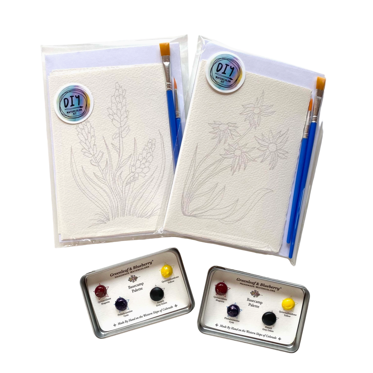 Diy Watercolor Kit : Alpine Botanical