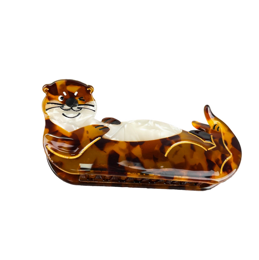 Otter Hair Claw Clip