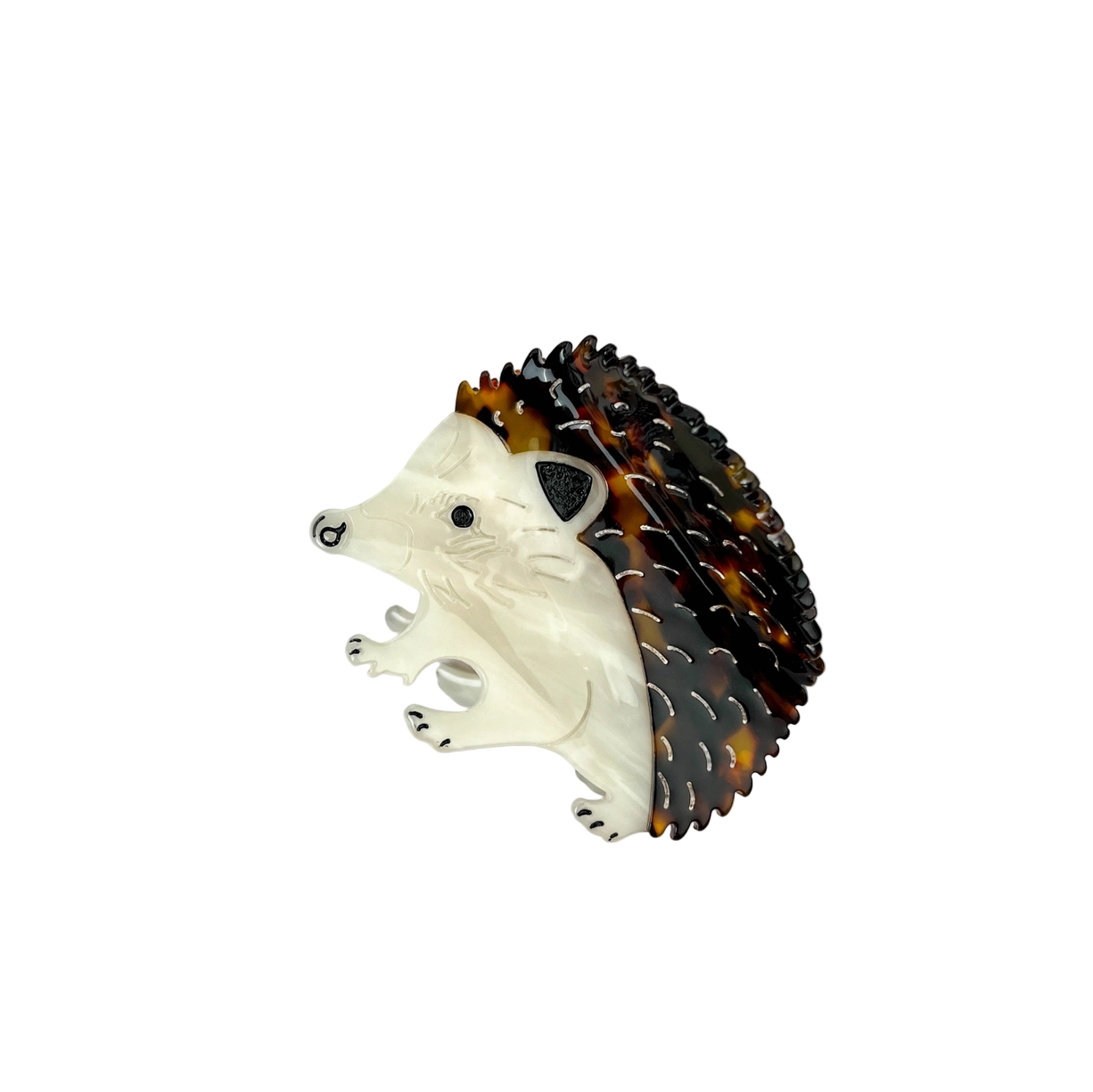 Hedgehog Hair Claw Clip