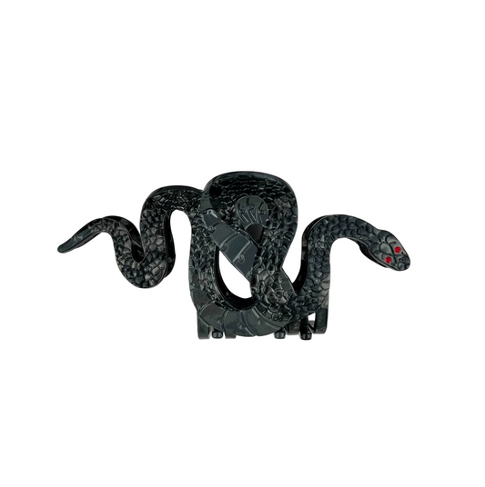 Two-Color Snake Hair Claw Clip