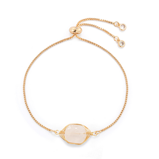 BeMindful Bracelet - Rose Quartz