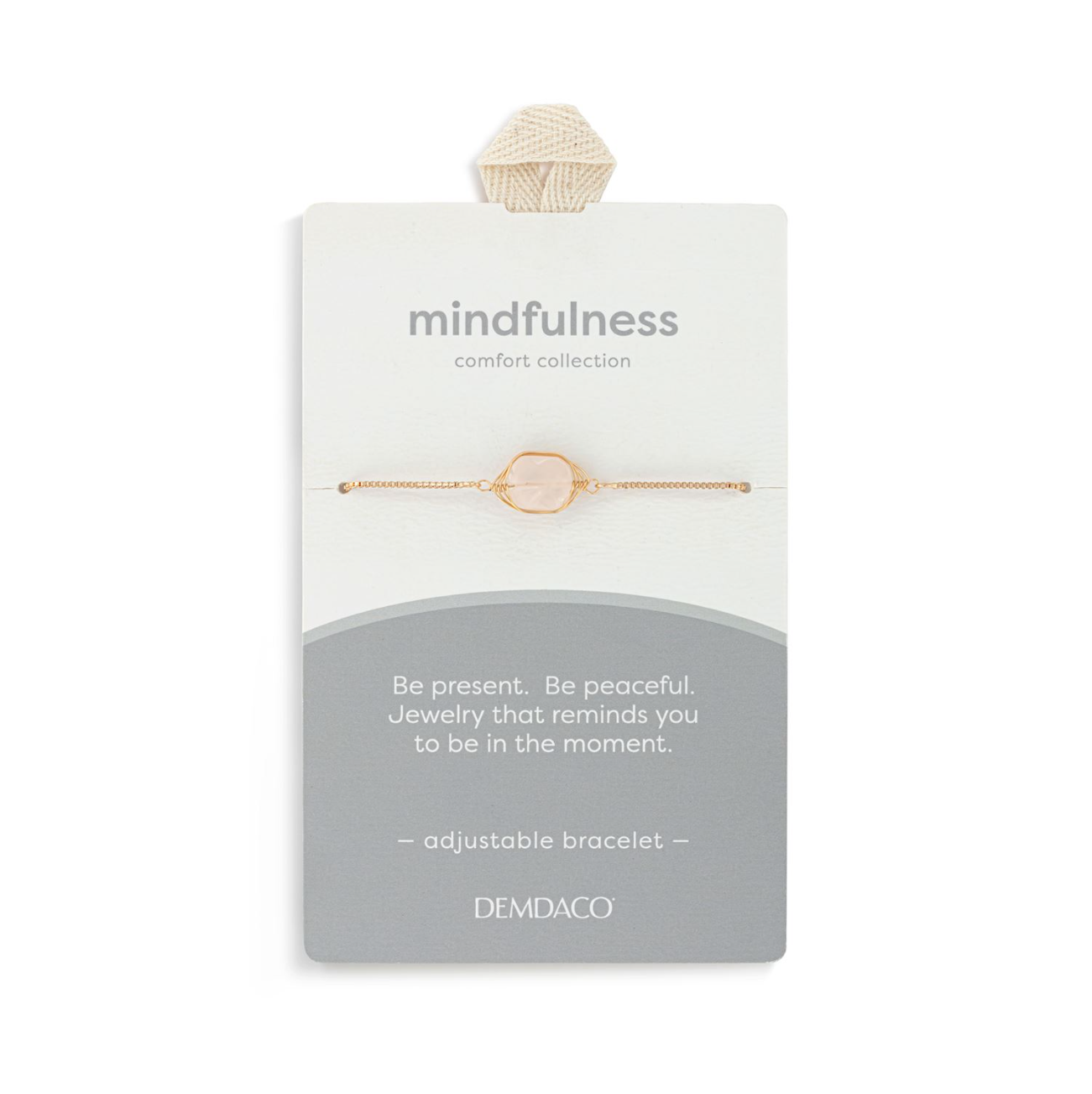 BeMindful Bracelet - Rose Quartz