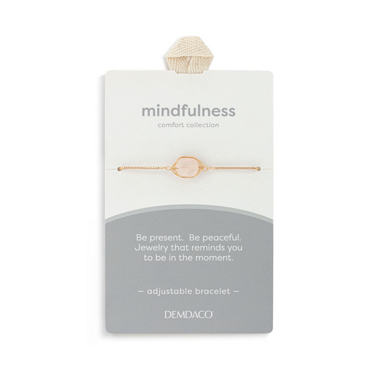BeMindful Bracelet - Rose Quartz