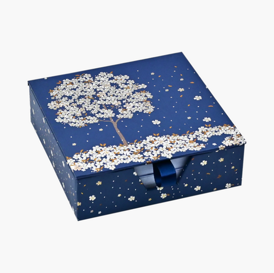 Falling Blossoms Desk Notes