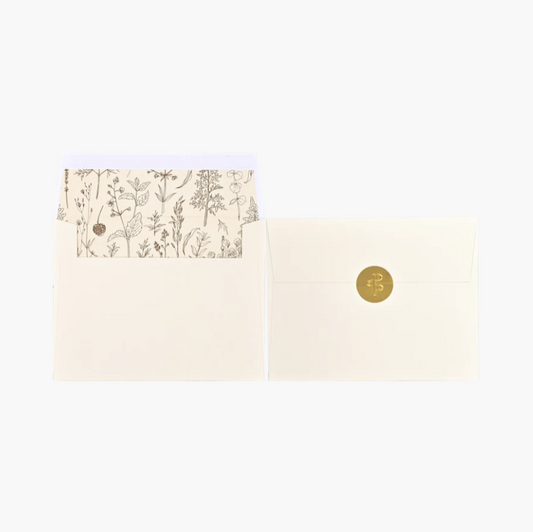 Wildflowers Premium Thank You Note Cards