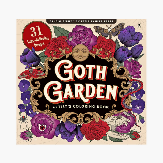 Goth Garden Adult Coloring Book