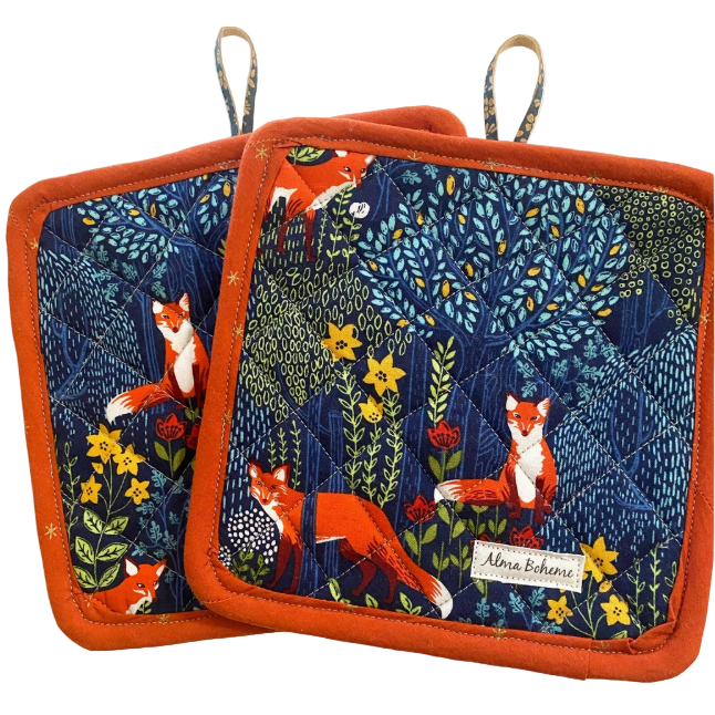 Cork and Cotton Potholder