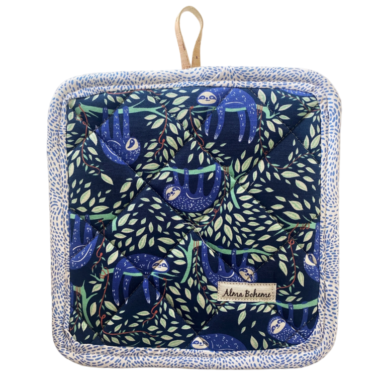 Cork and Cotton Potholder