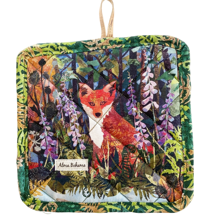 Cork and Cotton Potholder