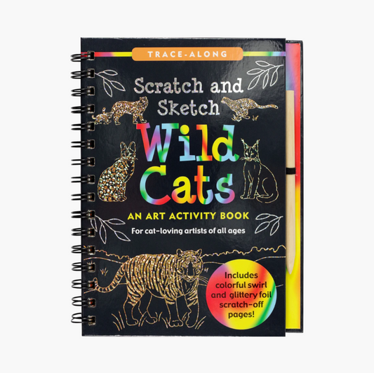 Scratch and Sketch Wild Cats