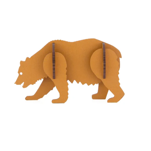 Grizzly Bear Small Wooden Kit Set