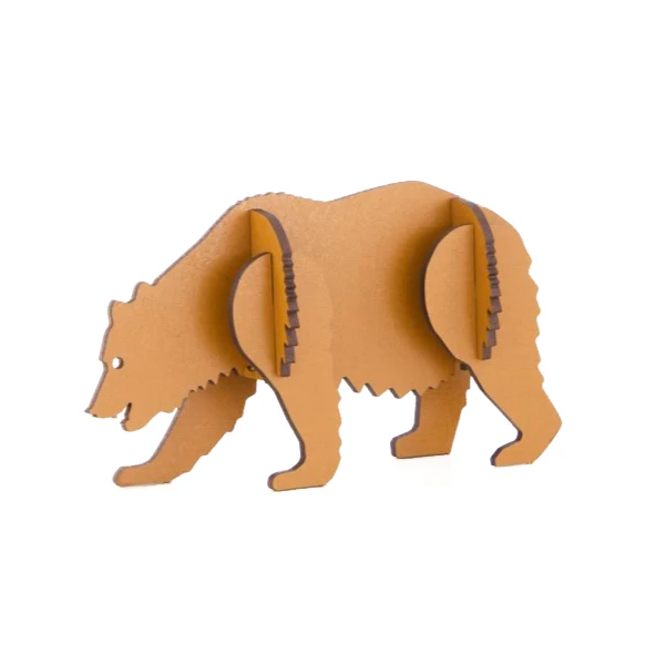 Grizzly Bear Small Wooden Kit Set
