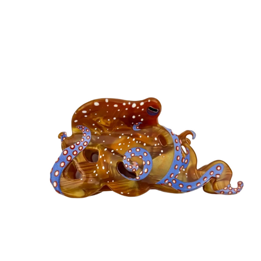 Octopus Ocean Animal Hair Claw Clip