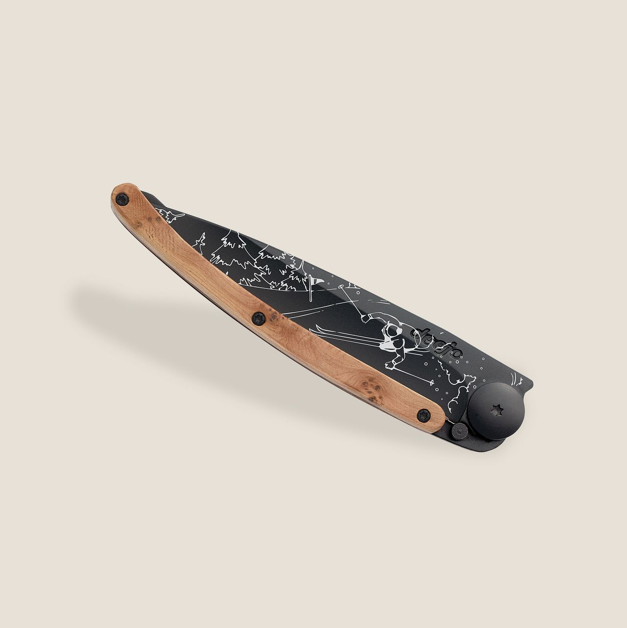 Knife - Juniper wood / Ski