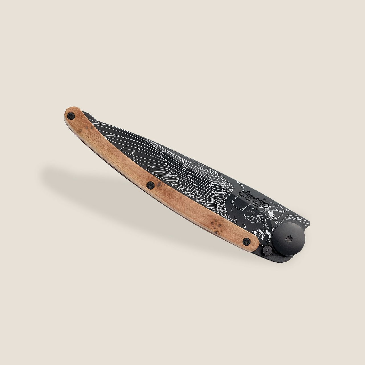 Knife - Juniper wood / Eagle