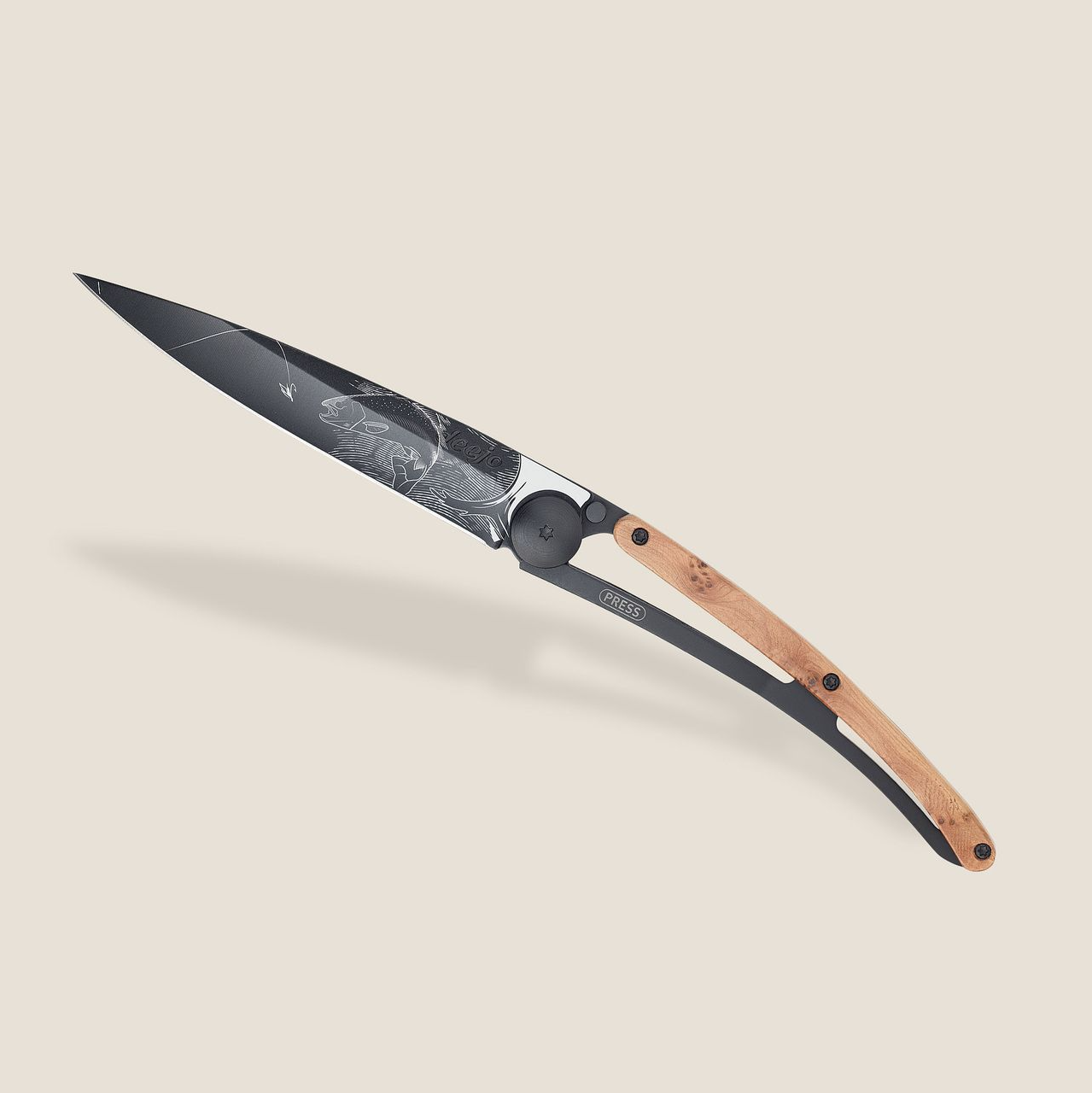 Knife - Juniper wood / Trout