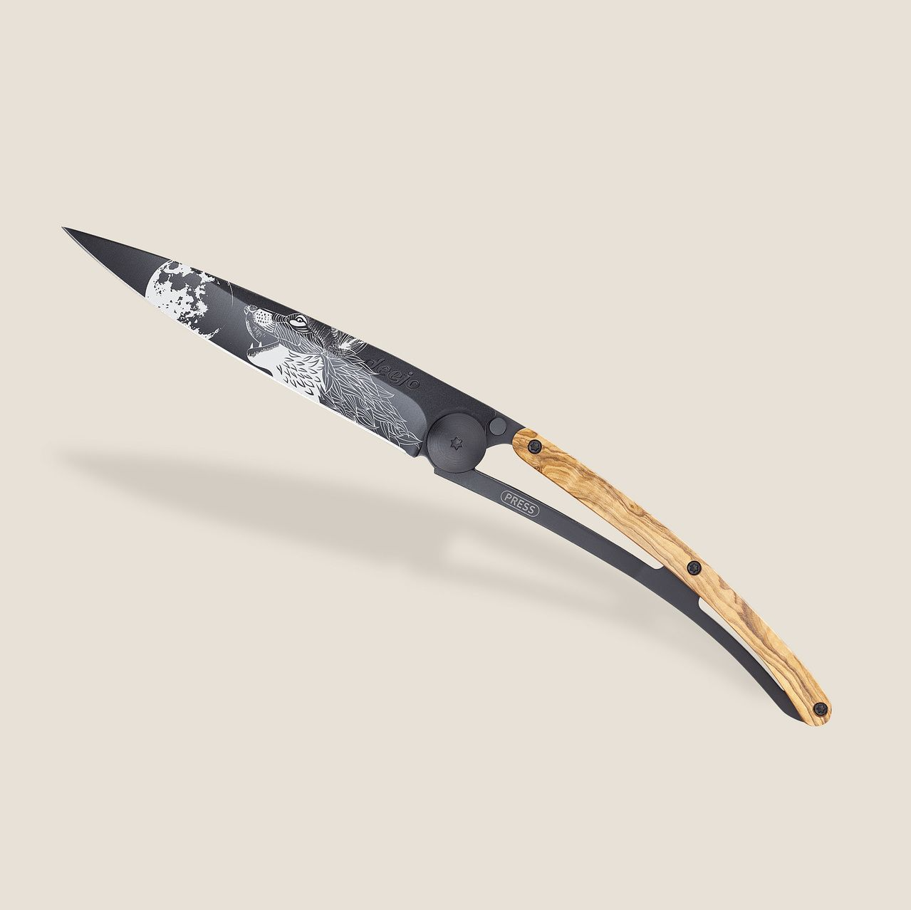 Knife - Olive wood / Howling