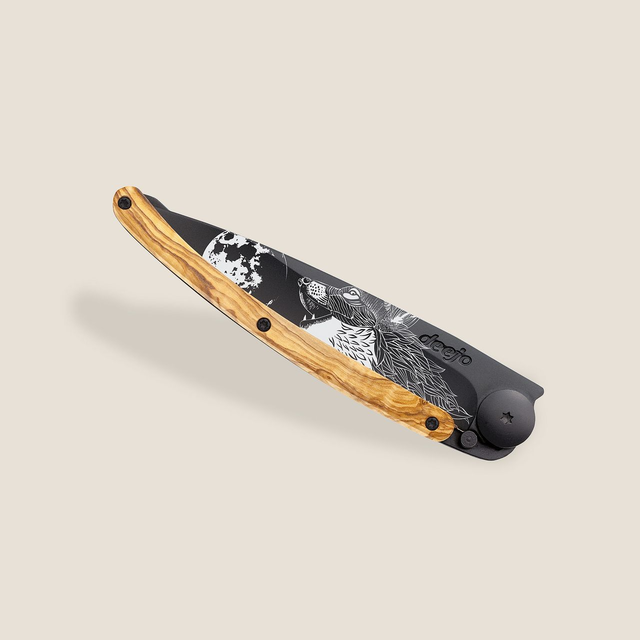Knife - Olive wood / Howling