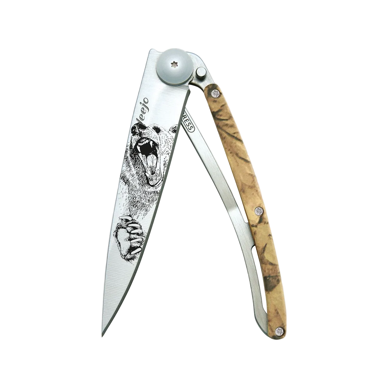 Knife - Brown camo / Grizzly