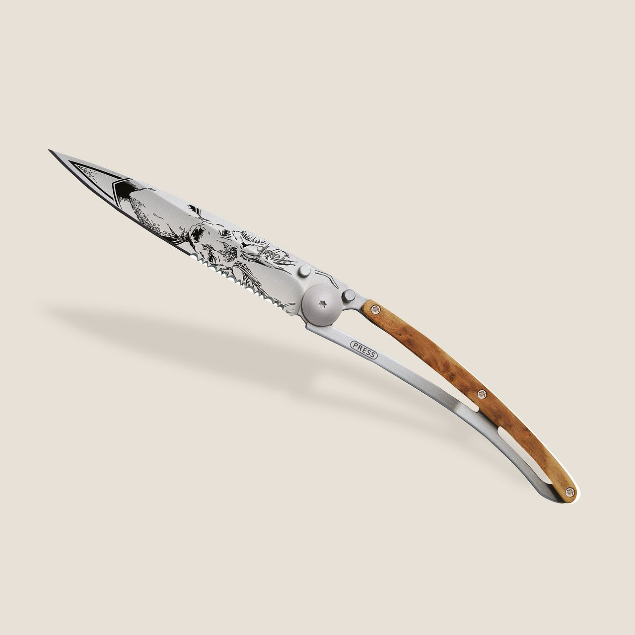 Knife - Juniper Wood / Deer