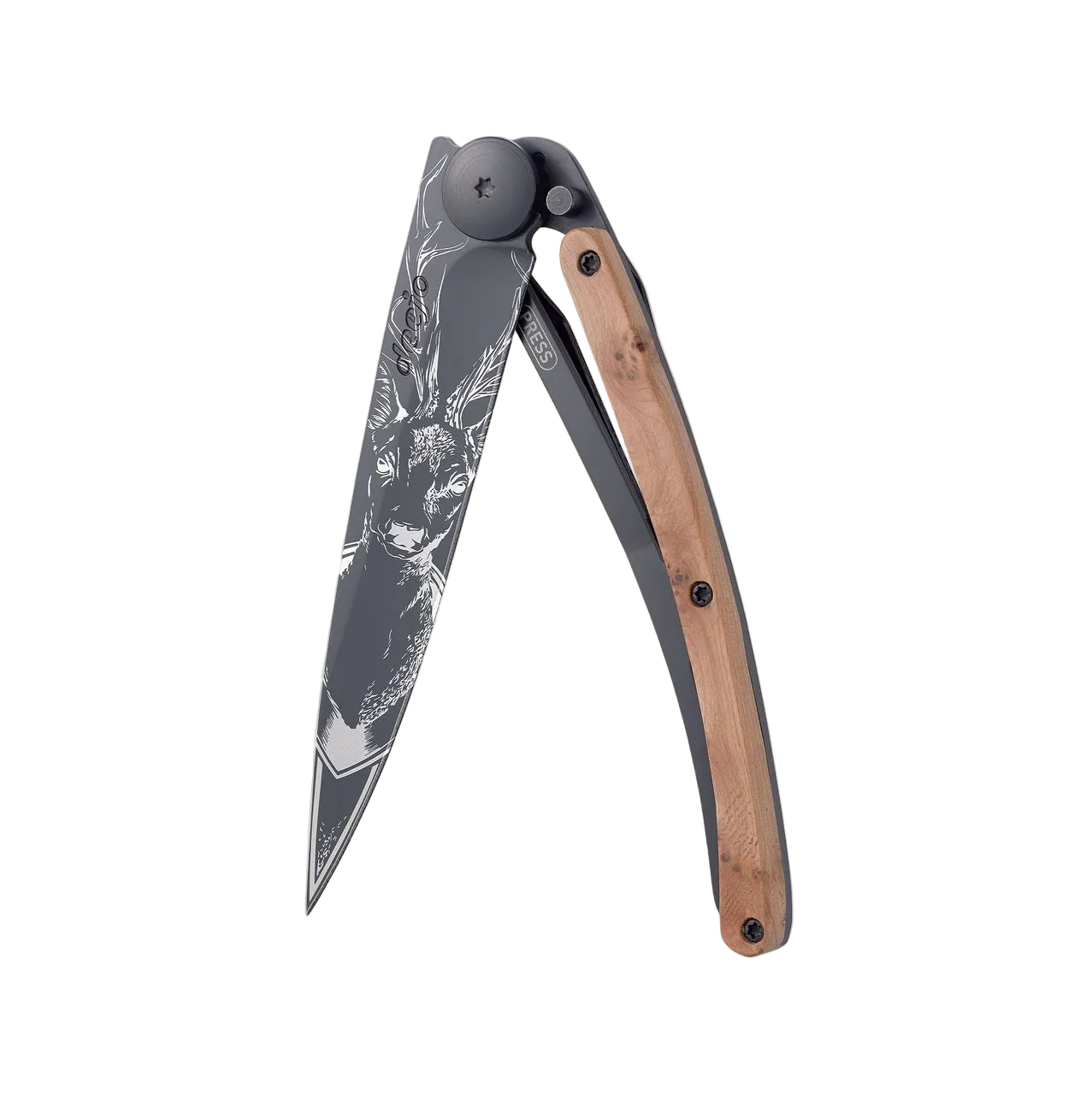 Knife - Juniper wood / Deer