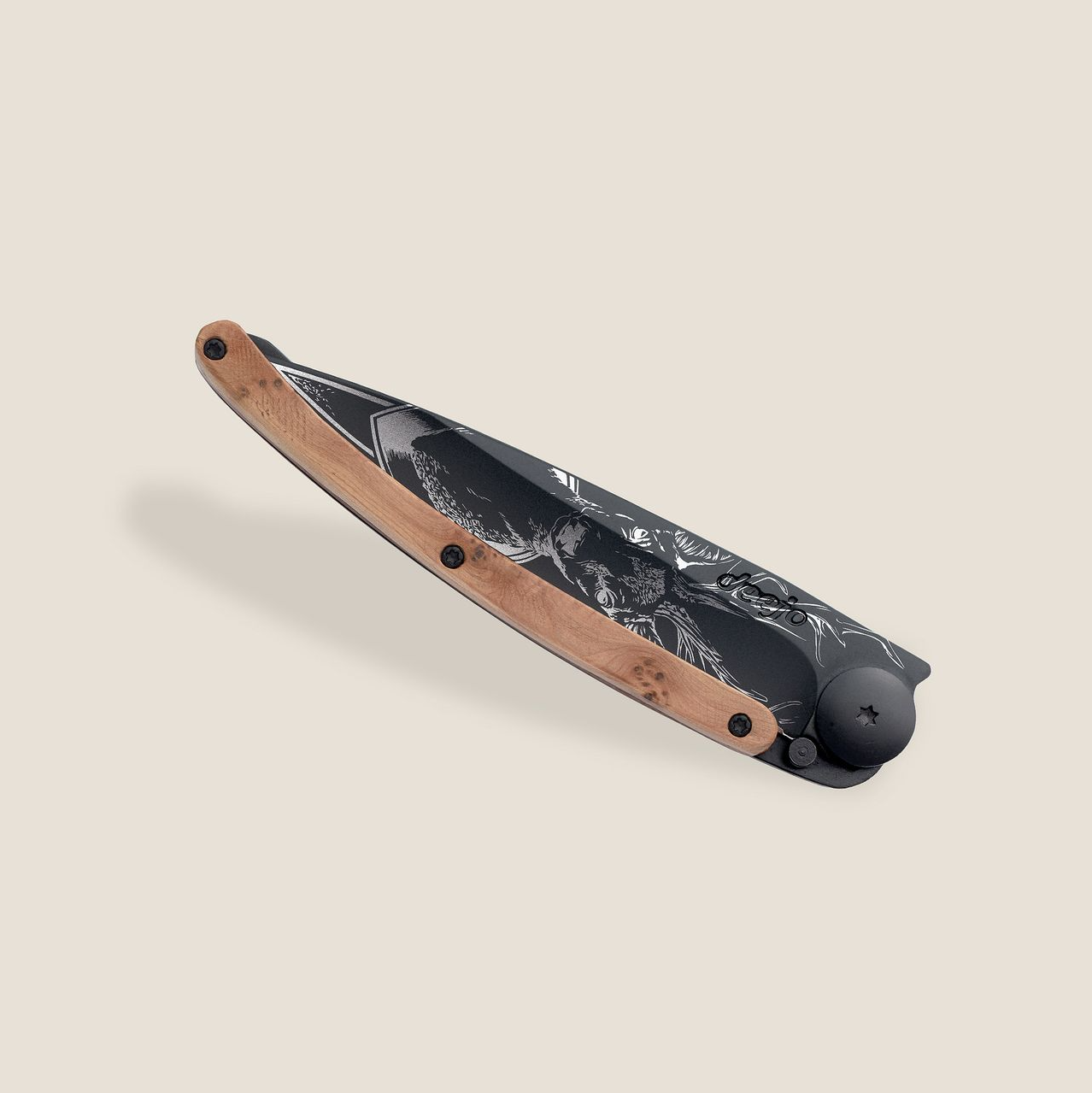 Knife - Juniper wood / Deer