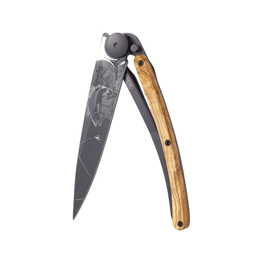 Knife - Olive wood / Trout
