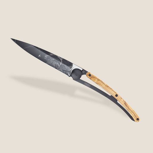 Knife - Olive wood / Trout