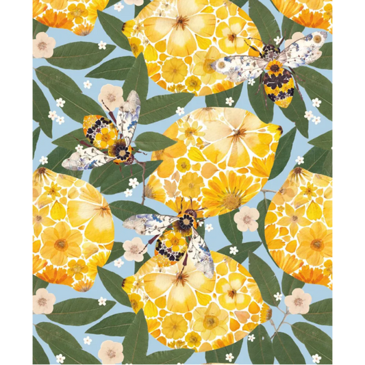 Blossom and Bees Blank Card