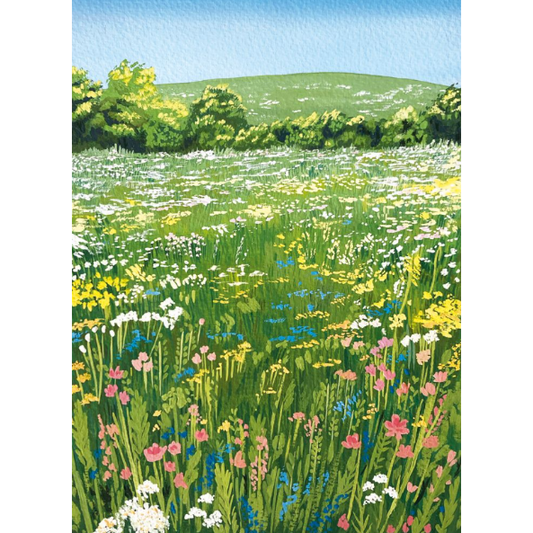 Wildflowers Blank Greeting Card