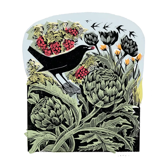 Bird & Artichoke Blank Card