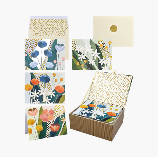 Floral Premium Note Cards