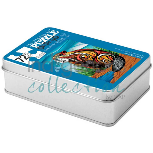 Puzzle Tin 'Spirit Beaver'