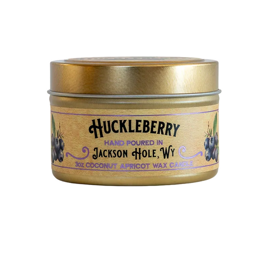 3oz Huckleberry Candle - Gold Tin