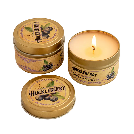 3oz Huckleberry Candle - Gold Tin