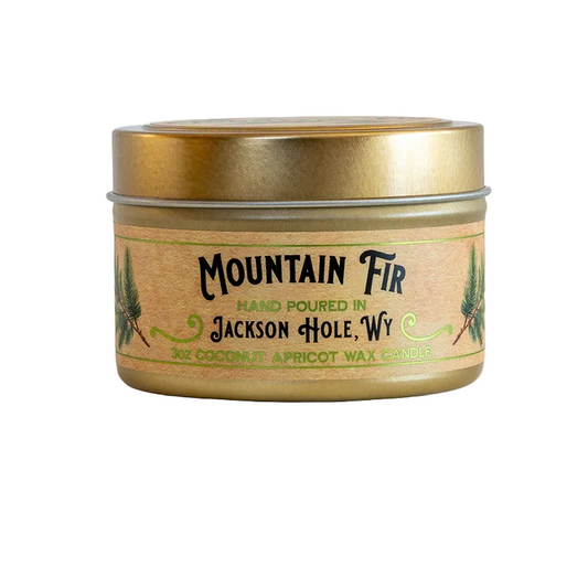 3oz Mountain Fir Candle - Gold Tin