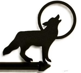 Blanket Display Rack With Finials and Hanging Hardware