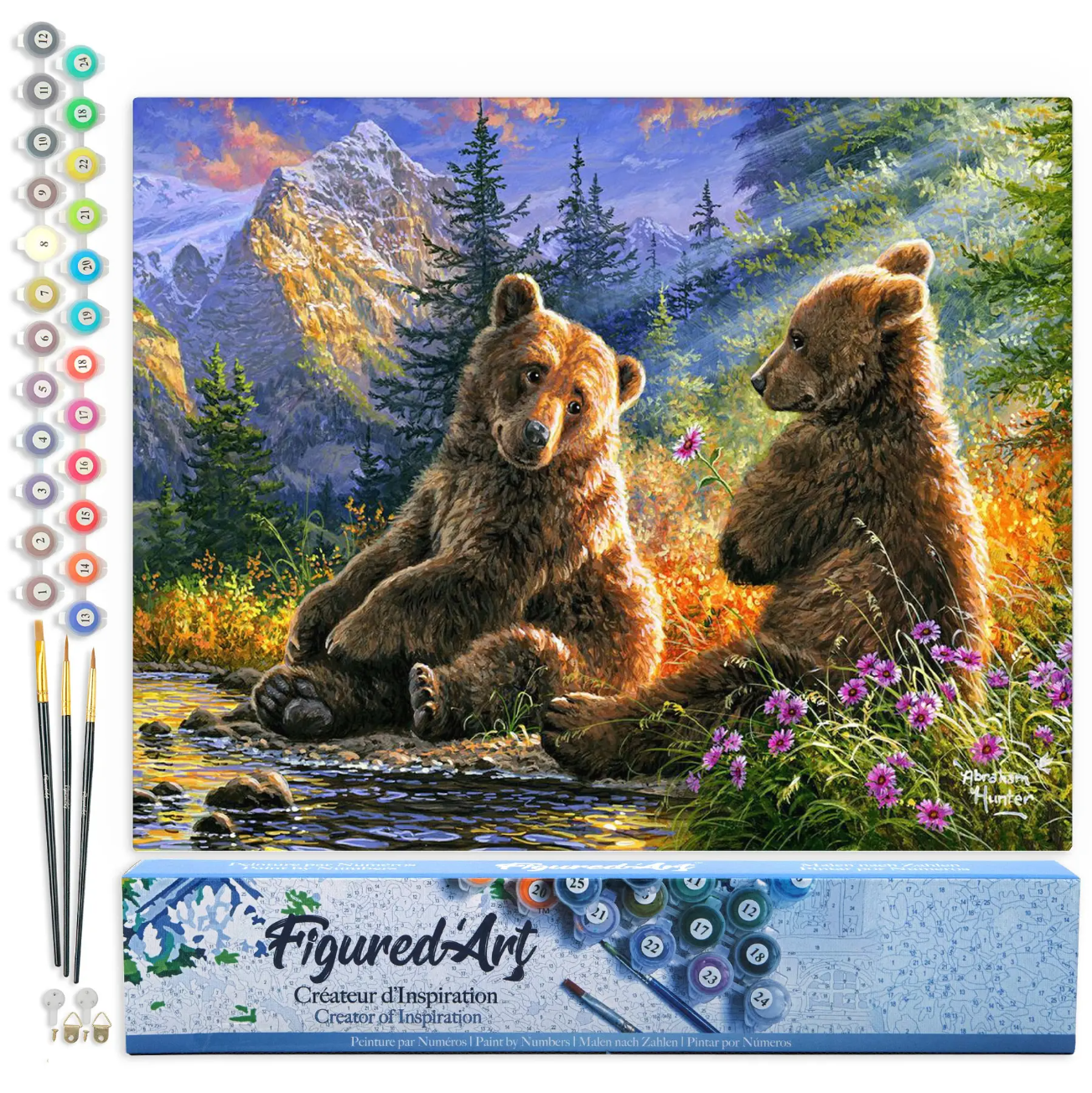 Paint By Numbers Rolled