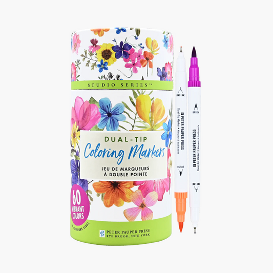 Dual-Tip Coloring Markers (set of 60)