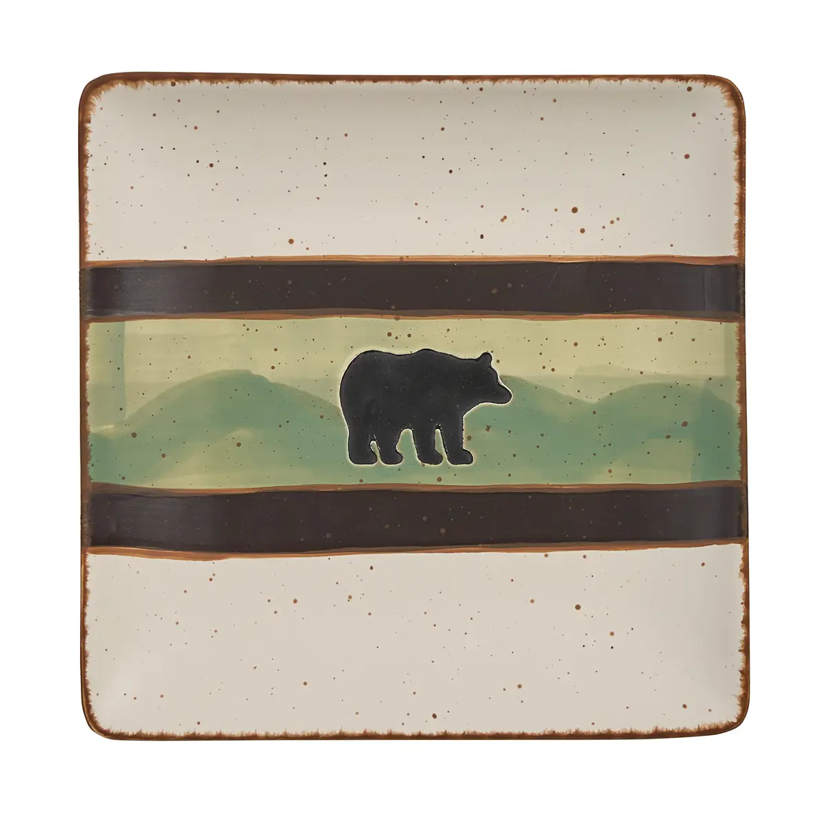 Skyline Bear Salad Plate