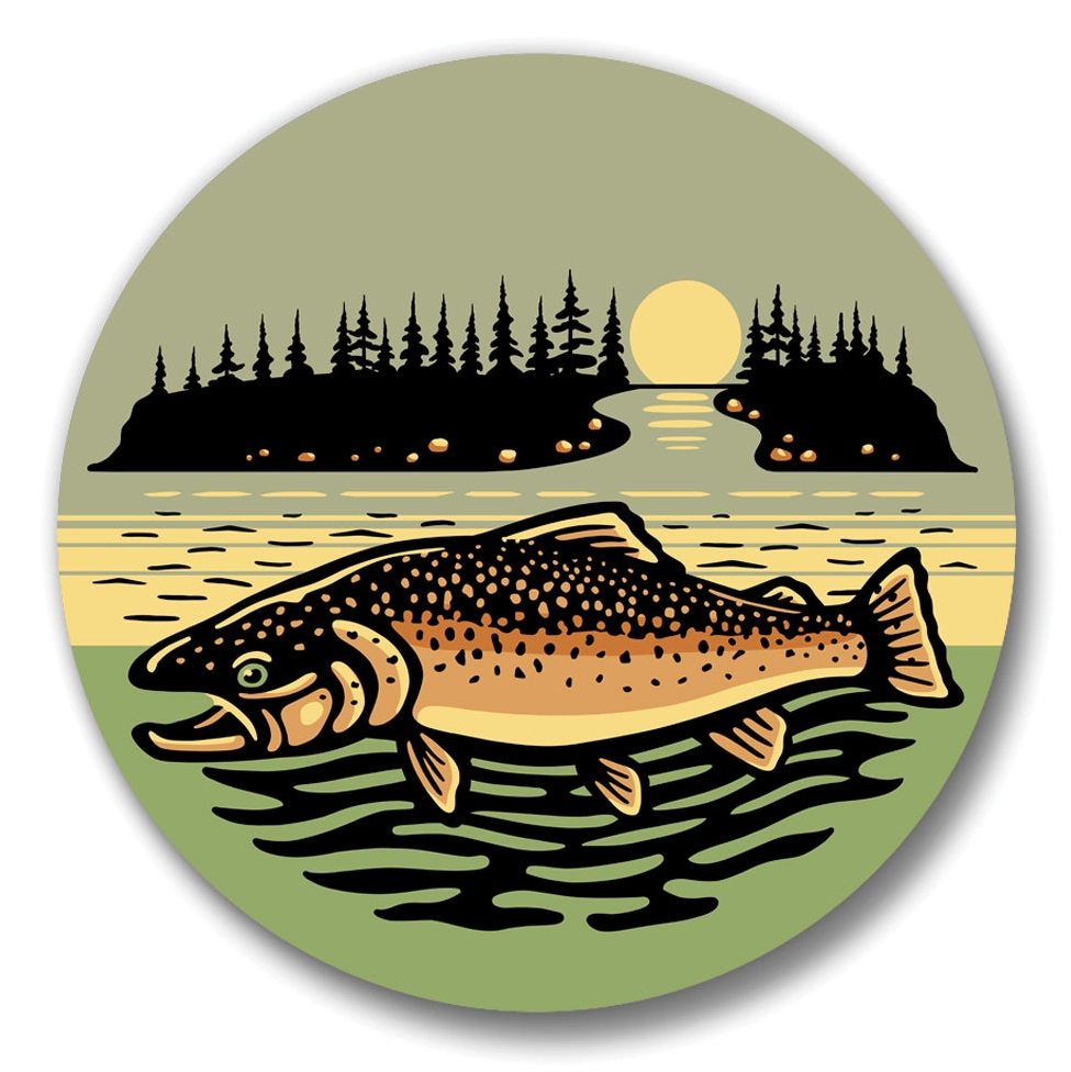 Trout Magnetic Bottle Opener
