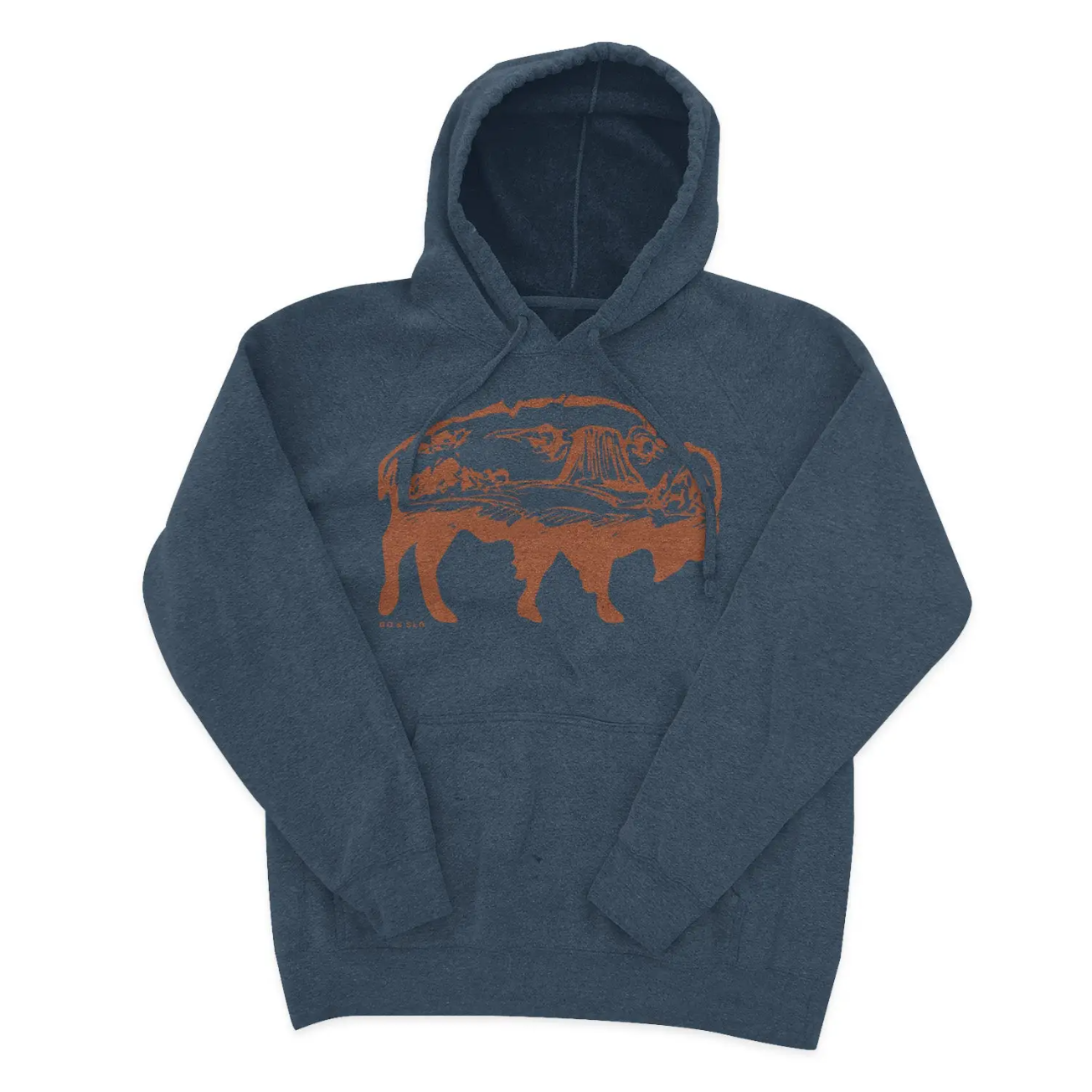 Bison Landscape Unisex Hoodie